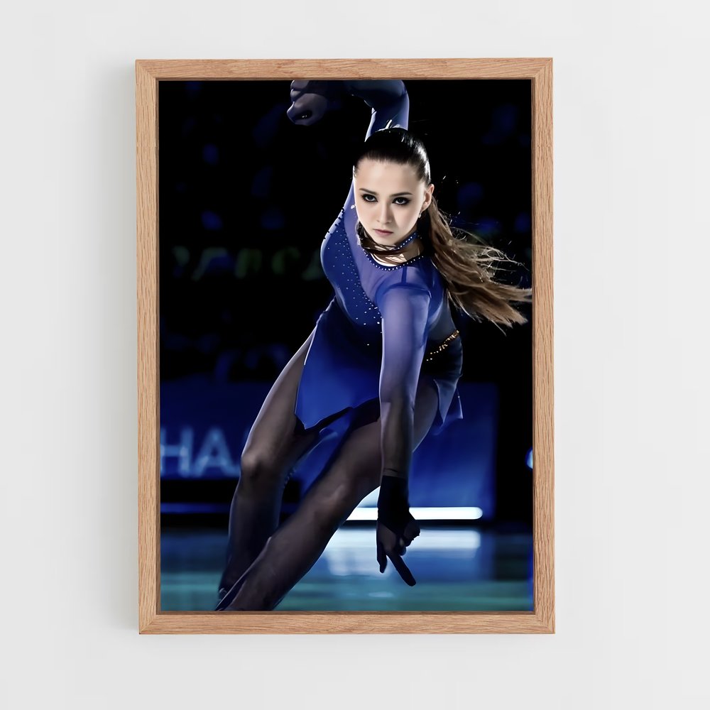 Poster Kamila valieva patinatrice – affiche Patinage artistique (vue 4)
